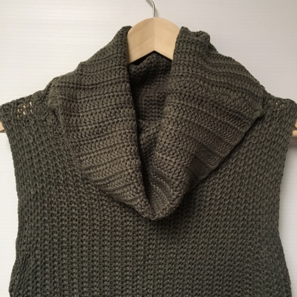 Long Loose Cowl Neck Sweater - Picture 3 of 5